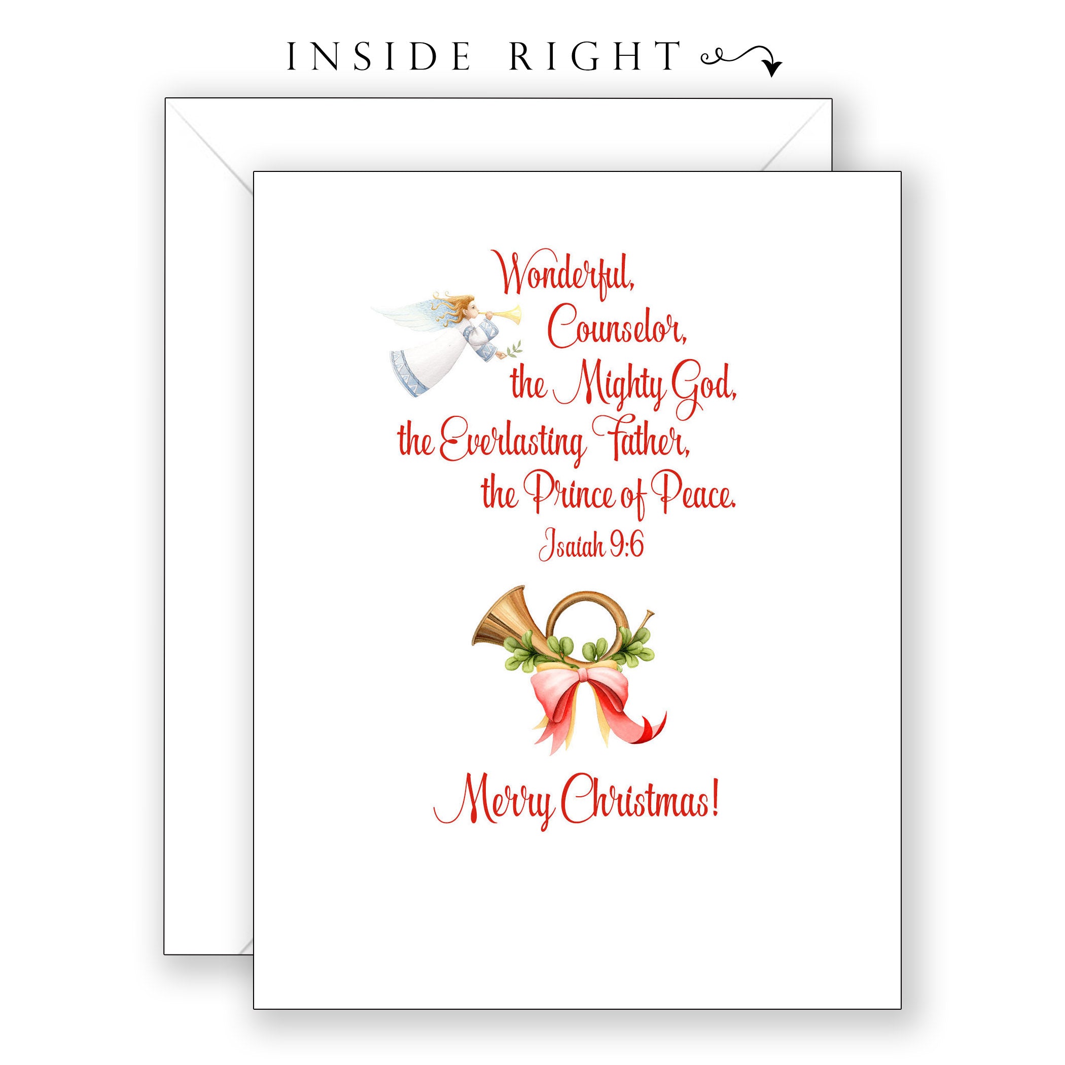 Christmas in the City (Matthew 12:21, Isaiah 9:6) - Christmas Card