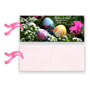 Easter Egg Trio (Ecclesiastes 3:11) - Laminated Bookmark