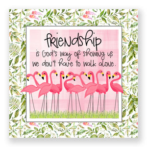 Friendship Is God's Way - Frameable Print