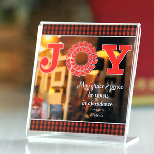 Joy and Peace (II Peter 1:2) - Framed Mini Print