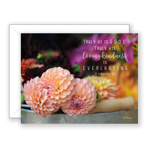 London Flower Farmer (II Chronicles 7:3) - Encouragement Card (Blank)