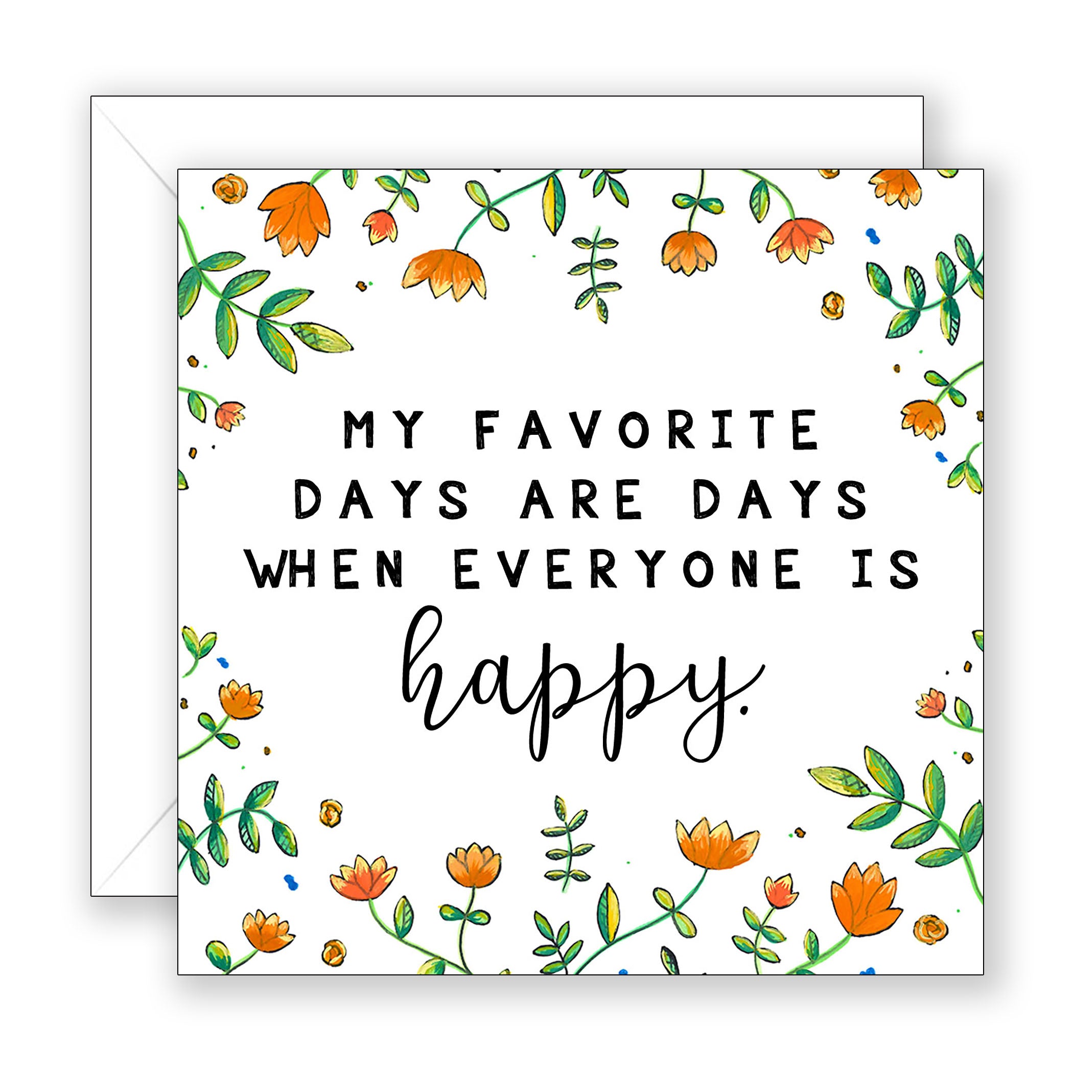 My Favorite Days - Encouragement Card