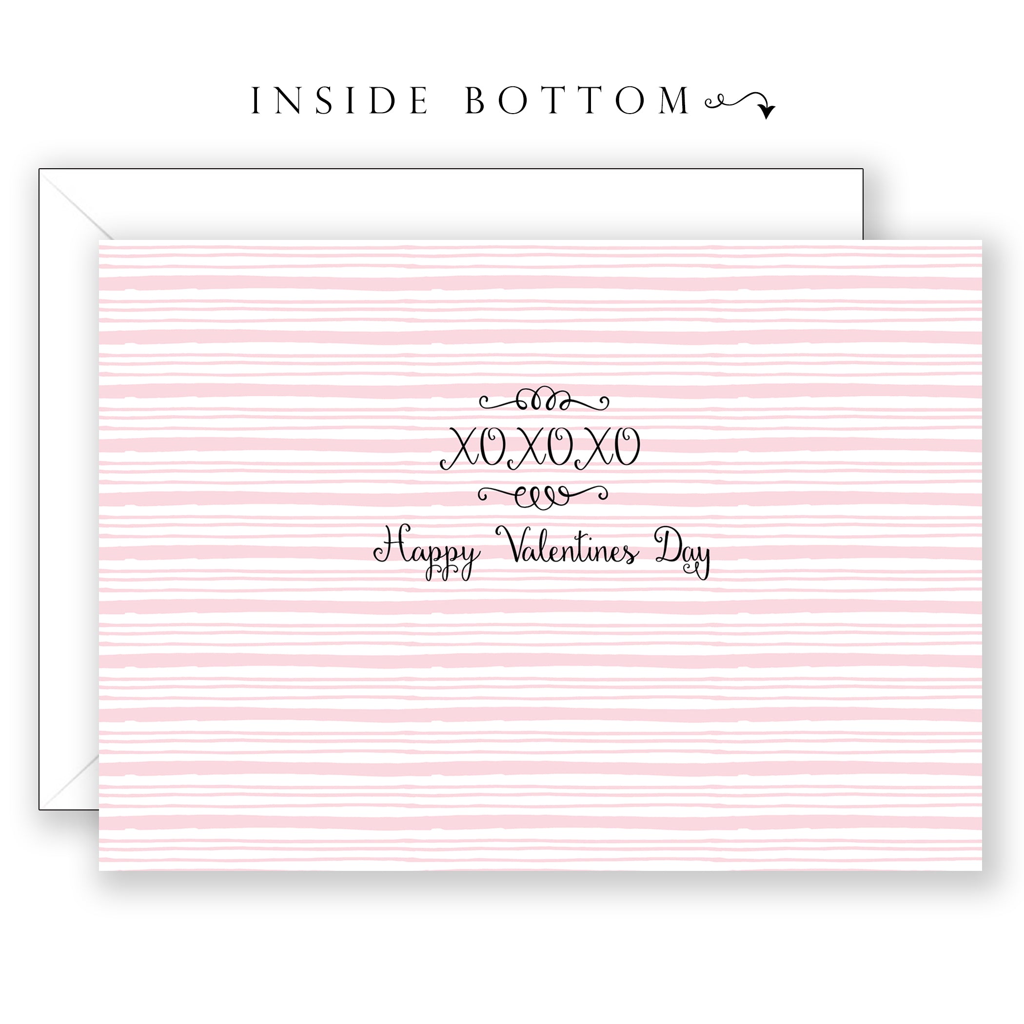 Pink Ruffles (I corinthians 1:4) - Valentines Day Card