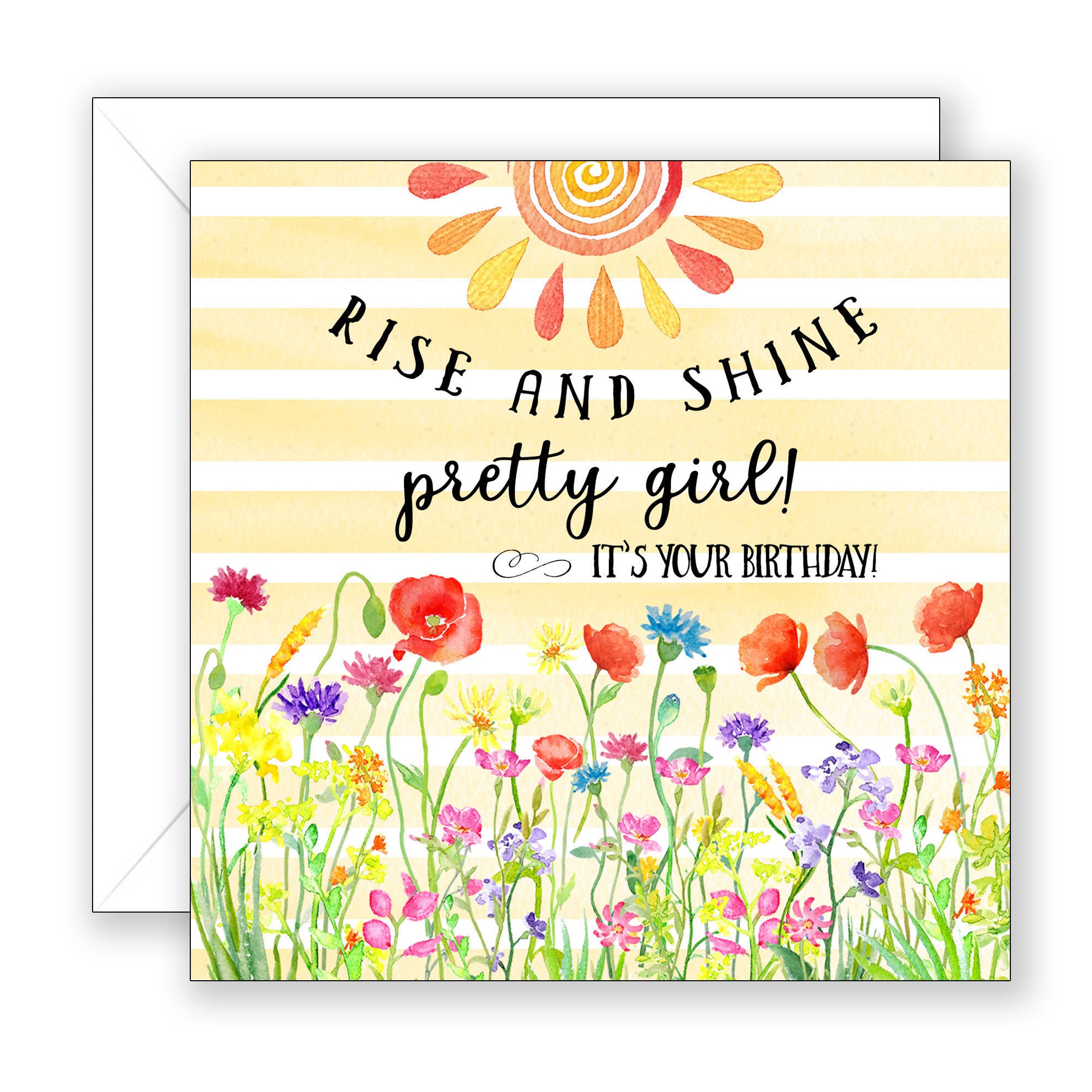 Rise and Shine - Birthday Card