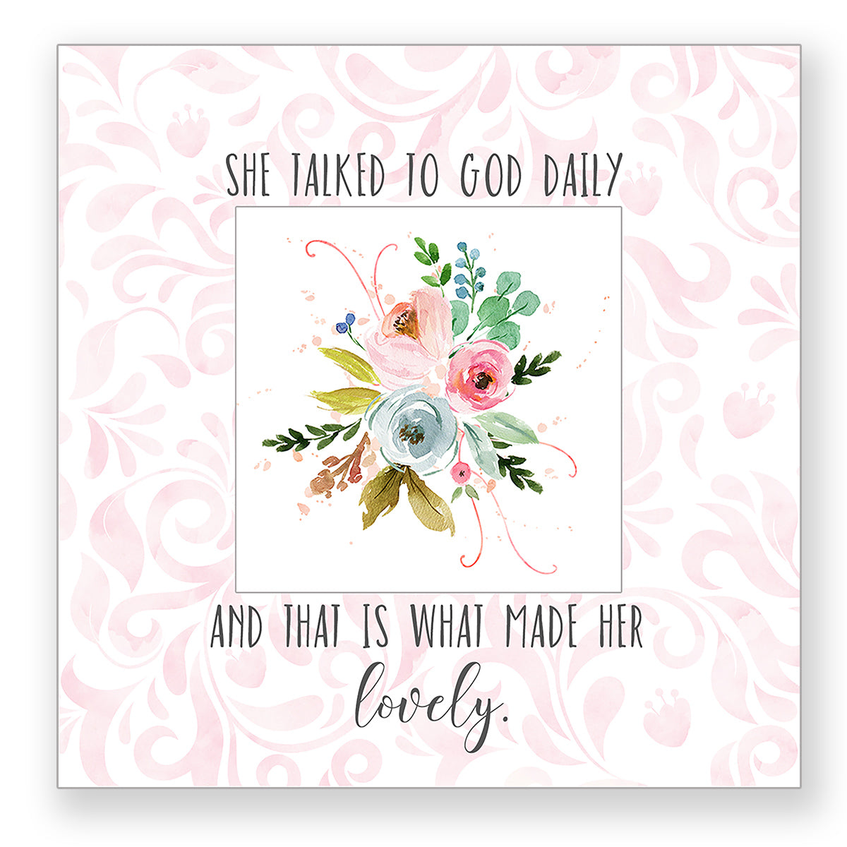 She Talked To God - Mini Print