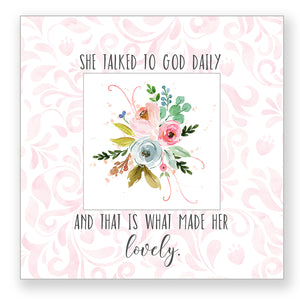 She Talked To God - Mini Print