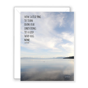 Tahoe Sky - Encouragement Card