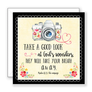 Take A Good Look (Psalm 66:5) - Encouragement Card