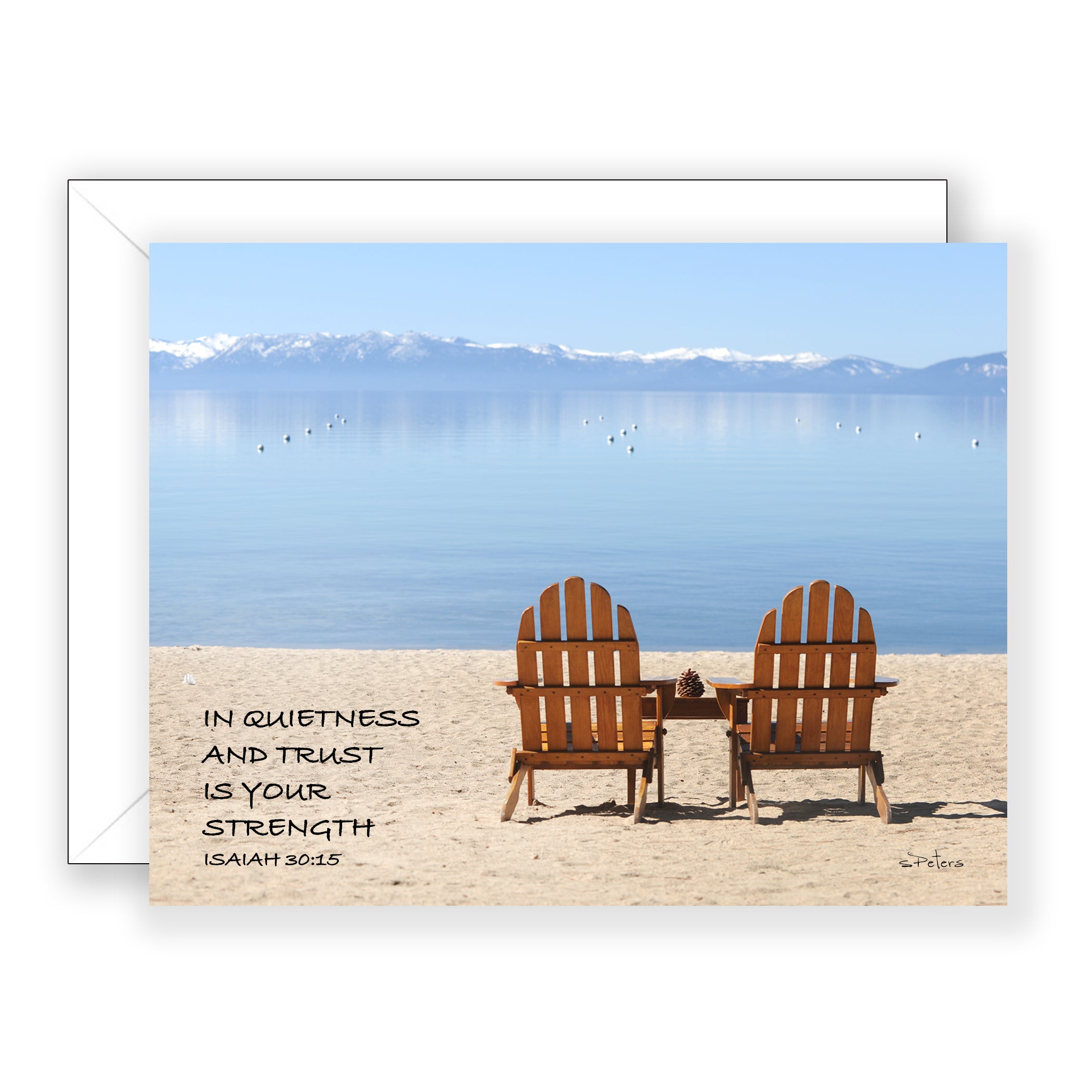 Take It Easy (Isaiah 30:15) - Encouragement Card (Blank)