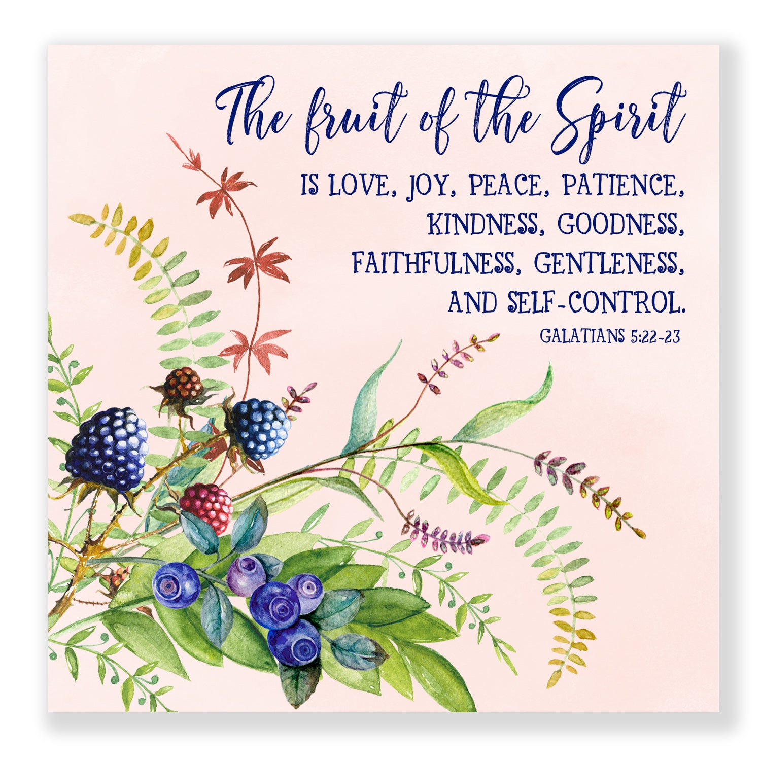 The Fruit of the Spirit (Galations 5:22-23) - Mini Print