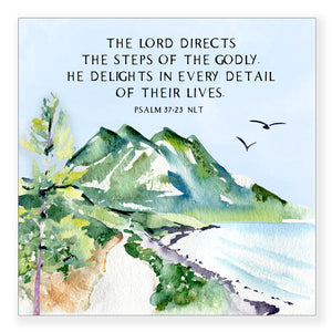 The Lord Directs (Psalm 37:23) - Mini Print