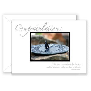 Westshore Sundial - New Beginnings/Graduation/Retirement Card